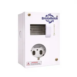 Distribution <b>Box</b> 120V 12A Indoor with Switch IP54 Rated Tamper-Resistant <b>Lock</b> MCB TPN Metal Enclosure - Product Image 2
