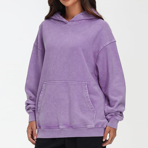 Novedad: Sudaderas Oversize para Mujer con Hombros Caídos, de Algodón Pesado 100%, Manga Larga, con Estampado de Letras - Product Image 6