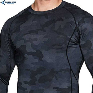 BJJ Rashguard Long Sleeve No Gi Men <b>Compression</b> <b>Shirt</b> Quick Dry Fight Sportswear <b>Custom</b> <b>Design</b> - Product Image 4