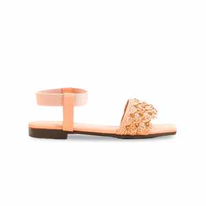 <b>Girls</b> Pink <b>Heeled</b> Casual Sandal KD9876 - Product Image 4