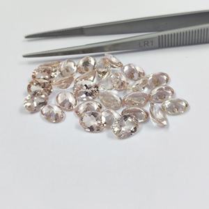 5mm x 7mm Morganite naturelle à facettes ovale coupe pierre précieuse en vrac bonne qualité pierres semi-précieuses polies à la main à un prix abordable - Product Image 2
