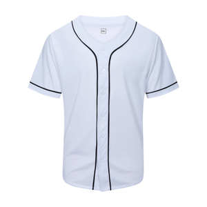 Camiseta de Béisbol Transpirable 100% Poliéster con Logotipo de Personaje en Relieve, Manga Corta, Uniformes de Béisbol Sublimados - Product Image 3