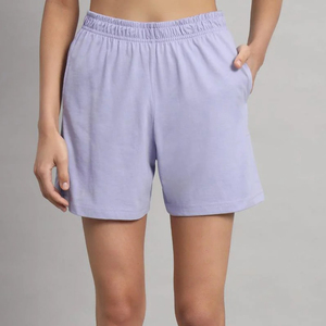 Ensemble d'été ample en jersey 100 % coton pour femme, grande taille, col rond, épaules tombantes, demi-manches, vente en gros - Product Image 6