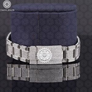 Reloj de Lujo para Hombre Charm_Jewells, con Bisel de Diamantes de Acero Inoxidable, Movimiento Mecánico Analógico, Caja de 40 mm, Resistente al Agua 10 Bar - Product Image 3