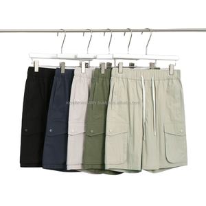 Pantalon cargo décontracté OEM de haute qualité pour hommes, grandes poches, coupe ample, fermeture en dentelle, vêtements d'extérieur tendance de la rue, short de survêtement - Product Image 6