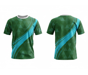 เสื้อยืดกีฬาแบบสั่งทำพิเศษ พิมพ์ลายแบบซับลิเมชั่นเต็มตัว พร้อมบริการพิมพ์ลายแบบไม่จำกัดจำนวน |   ไซส์ผู้ชาย ผู้หญิง และเยาวชน |   น้ำหนักเบา แห้งเร็ว - Product Image 1
