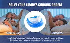 Protector Bucal Nocturno Silencioso para Rechinar los <span class=keywords><strong>Dientes</strong></span>, Bruxismo, Mejor Sueño, Dispositivo Anti-ronquidos - Product Image 6