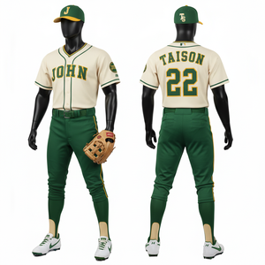 Uniforme de Béisbol para Hombre, 200 GSM, Tejido de Poliéster, Absorbente de Humedad, Naranja y Negro, Bordado Personalizado en Tela Tackle Twill - Product Image 4