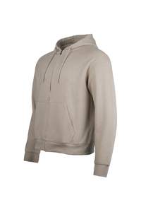 Sweat à capuche zippé intégral en coton respirant, avec fermeture éclair fluide, style streetwear futuriste pour homme - Product Image 5