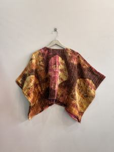 Indian Handmade <b>Boho</b> Women Kantha Oversized Top Hippie Poncho <b>Dress</b> - Product Image 6