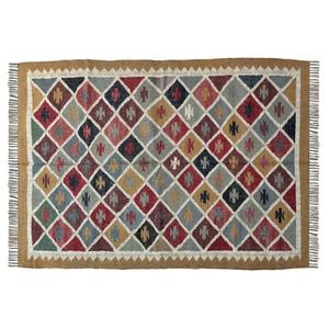 4x6วินเทจสไตล์ kilim พรมขนสัตว์และปอกระเจาสำหรับดูเรียบง่ายพรมและชุด - Product Image 3