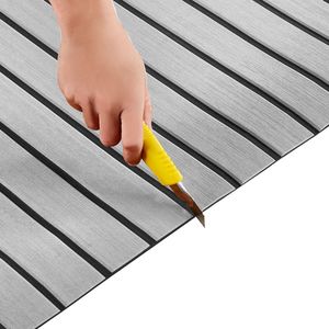 Tappeto Nautico Antiscivolo in Schiuma EVA Scanalata 94.5"x35.4" 23.2 Piedi Quadrati Autoadesivo per Barche e Yacht - Product Image 6