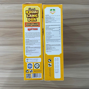 Meilleures ventes QUYTHU Crackers croustillants au coco et patate douce 150g, Snack croustillant au coco et patate douce, Prix compétitif, Vente en gros, Exportation - Product Image 2