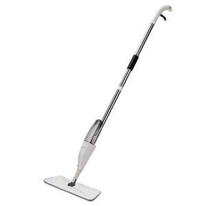 Dual-Drive System Eco-Friendly Microfiber <b>Spray</b> Mop with Self-Wringer Telescopic Handle Refillable 701ml Capacity Floor <b>Cleaner</b> - Product Image 1