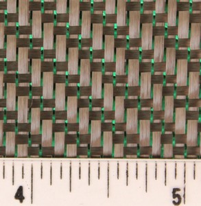 Wide Green <b>Glitter</b> Carbon Fiber Fabric - Product Image 1