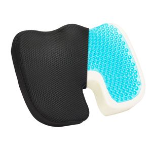 Cuscino per sedia a rotelle in gel rinfrescante e memory foam, a forma di U, con foro per alleviare la pressione e fodera rimovibile - Product Image 3