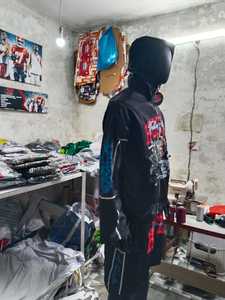 OEM Custom Design New Arrival Windbreaker <b>Pullover</b> Set Windbreaker <b>Jacket</b> And Shorts Printed Latest Design Windbreaker <b>Jacket</b> - Product Image 6