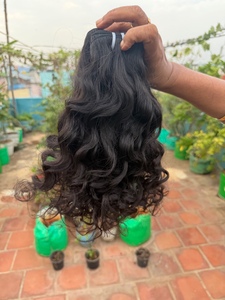 Extensions de cheveux humains vierges Remy 12A, 16 pouces, bouclés naturels indiens, provenant d'un seul donneur - Product Image 4