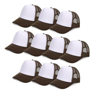 Gorra Trucker Unisex Verde Neón y Blanca de 6 Paneles con Malla, Ajustada, Estilo Béisbol, Casual, Color Sólido, para Adulto, con Bloques de Color y Perlas - Product Image 4