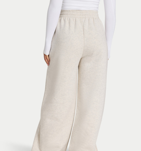 Pantalon de jogging décontracté pour femme, taille élastique, couleur contrastante avec poches, coupe ample évasée - Product Image 2
