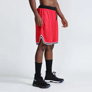 Pantalones Cortos Deportivos de Baloncesto Transpirables de Alta Calidad, 100% Poliéster, con Logotipo Personalizado, Estilo Urbano, Diseño Sólido Sublimado - Product Image 4