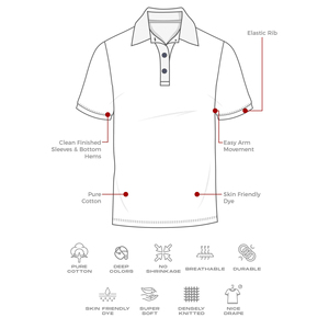 Polo pour hommes personnalisable avec logo – Promotion des ventes – Uni, vierge, en polyester, coton lavé, respirant, grandes tailles, motifs variés - Product Image 6