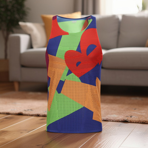 Camiseta Deportiva de Malla Personalizada para Correr, Impresión por Transferencia de Calor, Transpirable, Tejida, Unisex, para Maratón, Birlag Sports - Product Image 5