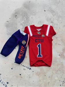 Custom American Football Uniforms Sublimated Adult Team Jerseys and <b>Pants</b> <b>Padded</b> Practice Game Wear Manufacturer - Product Image 2