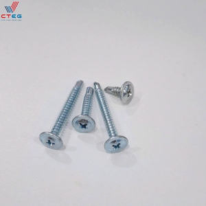 Vis autoperceuse à tête aile M5x25 avec grande rondelle pour fixation de tôles métalliques - Product Image 1