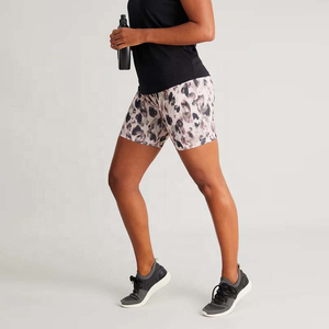 Summer Custom Logo Women's Workout Shorts Golf Tennis Mid Waist Casual Street Wear <b>Badminton</b> Spandex Breathable Quick Dry Shorts - Product Image 3