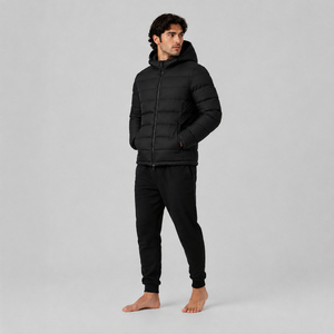Wholesale High Quality High Street Waterproof <b>Coat</b> 2026 Custom Black <b>Bubble</b> <b>Coats</b> Designer Padded Winter Light Puffer Jacket - Product Image 5