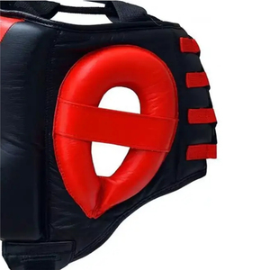 Wholesale High Quality Customized Leather Boxing <b>Head</b> Guard for Taekwondo & Kudo <b>Training</b>-Breathable Lightweight Protective - Product Image 5