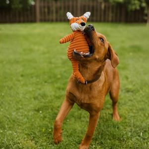 Yommy-PeluZoo 28*20CM Jouet pour chien, jouet interactif en fourrure pour amis à quatre pattes, doux et anti-morsure pour jouer et mâcher - Product Image 3