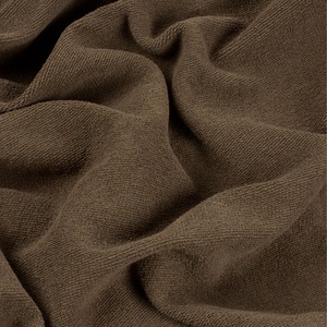 Sweat à capuche zippé marron personnalisé 100 % coton OEM, molleton épais et surdimensionné, décontracté pour homme - Product Image 6