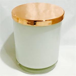 Frascos decorativos para velas, frascos metálicos para velas, frascos negros para velas con acabado martillado - Product Image 3