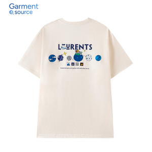 เสื้อยืดพิมพ์ลายแบบกำหนดเองจากเวียดนามเสื้อยืดผ้าฝ้ายใส่ได้ทั้งชายและหญิงดีไซน์กราฟิกและข้อความ - Product Image 4