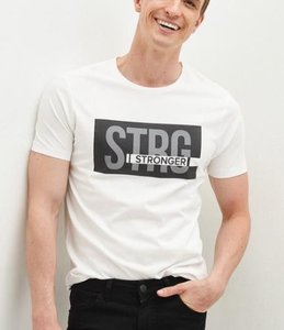 Camiseta de Hombre 100% Algodón, Personalizada con Serigrafía Frontal, OEM ODM, Unisex, Manga Corta, Estilo Casual, de Secado Rápido y Transpirable - Product Image 1
