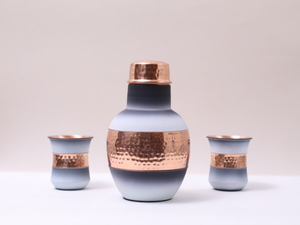 High Quality Luxury Pure Copper Bedroom <b>Bottle</b> Carafe in Different Color Great Gift for Wedding Christmas and More 99.6% Copper - Product Image 2