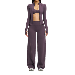 Conjunto Deportivo Informal de Alta Calidad y Ligero, con Cierre, para Mujer, para Fitness, Running, Ciclismo, Yoga, Absorbente de Humedad - Product Image 2