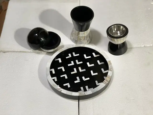 Quemador de Incienso de Lujo PearlSovereign, Hecho a Mano con Incrustaciones de Madreperla y Mosaico de Conchas para una Decoración Árabe Elegante - Product Image 5