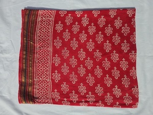 Export Quality Handmade Print Cotton Beachwear Leaf Design Lightweight Women’s Bikini Cover-Up - Product Image 6