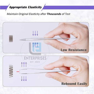 Pinces professionnelles pour extensions de cils, pinces en acier antidérapantes pour extensions de cils - Product Image 2