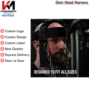 Arnés de Cabeza Ajustable para Gimnasio, Entrenador de Fuerza para Cuello, Soporte de Resistencia para Entrenamiento, Proveedor OEM - Product Image 6