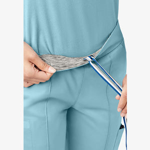 Pantalones de Enfermería Personalizados con Diseño de Múltiples Bolsillos, Cintura Elástica con Cordón, Talla Grande, Transpirables, Cómodos, de Tela Oxford, Color Personalizado - Product Image 6
