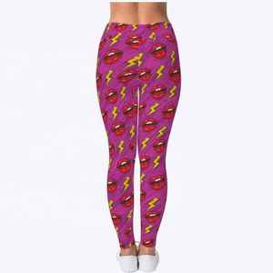 High Quality Women Fitness <b>Leggings</b> Winter Casual <b>Seamless</b> Mid Waist Knee-Length Polyester/Cotton Custom Sizes - Product Image 5