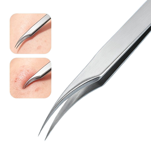 Curved Stainless Steel <b>Volume</b> <b>Lash</b> Extension Tweezers Precision Tool for Beauty <b>Lash</b> Tweezer Salon Use Durable Modern Design - Product Image 2
