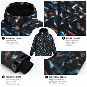 Chaqueta de Esquí Térmica Profesional Impermeable y Cortavientos para Hombre y Mujer, Transpirable, para Deportes al Aire Libre, Snowboard y Montaña - Product Image 5