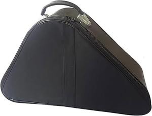 Estuche para sombrero Premium Masonic Knights Templar – Organizador de sombreros de imitación de cuero negro con forro interior rojo, resistente - Product Image 4