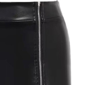 Jupe crayon en cuir sur mesure pour femme, élégante, pour le bureau ou les occasions décontractées, qualité supérieure, fabrication OEM ODM, service d'échantillons - Product Image 3