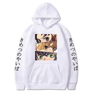 Sudaderas Personalizadas de Forro Polar para Ropa Urbana y Sudaderas con Diseño de Logotipo Serigrafiado en Algodón y Poliéster con Cordón Ajustable, Sudadera con Diseño de Anime - Product Image 4